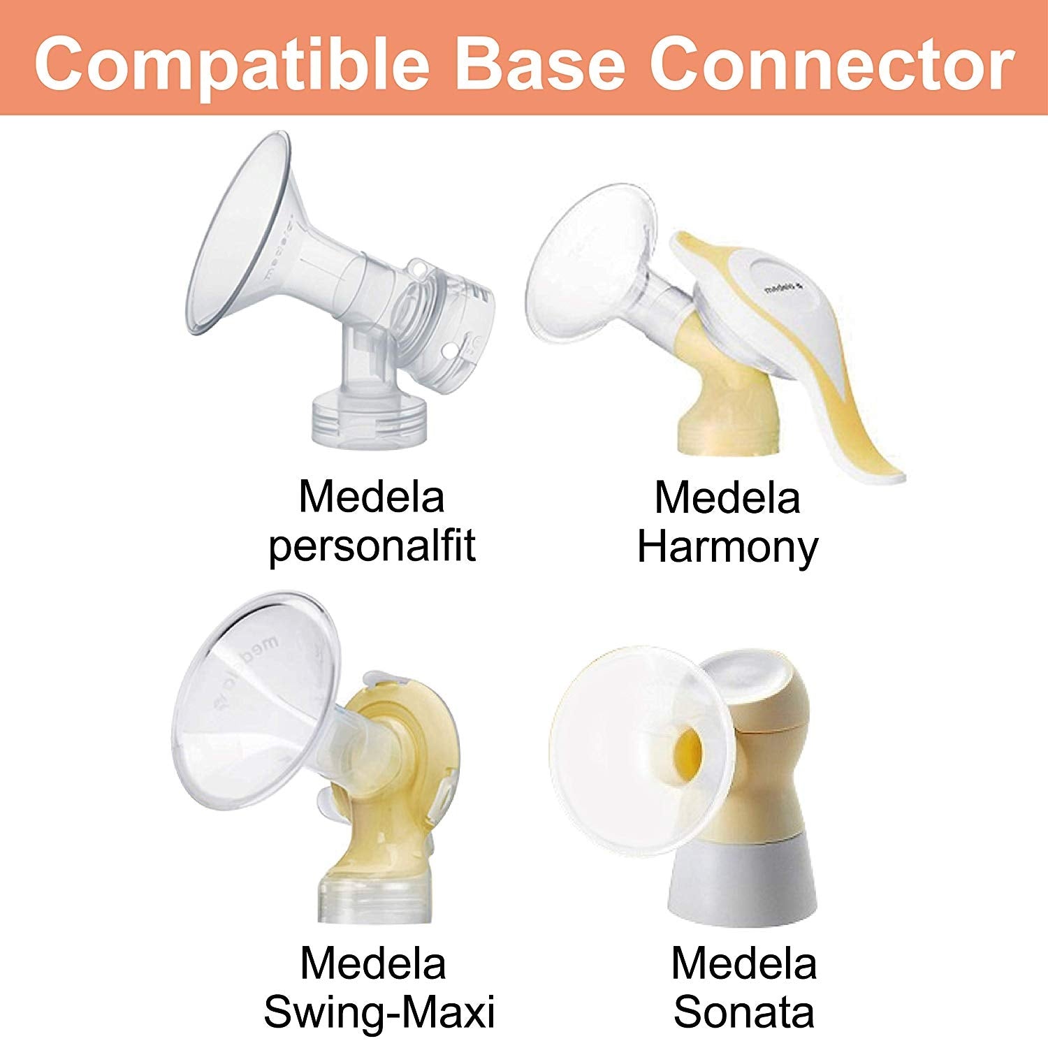 Maymom MyFit Breast Shield for Spectra/Medela, 2pc (5 Sizes, 21-32mm)