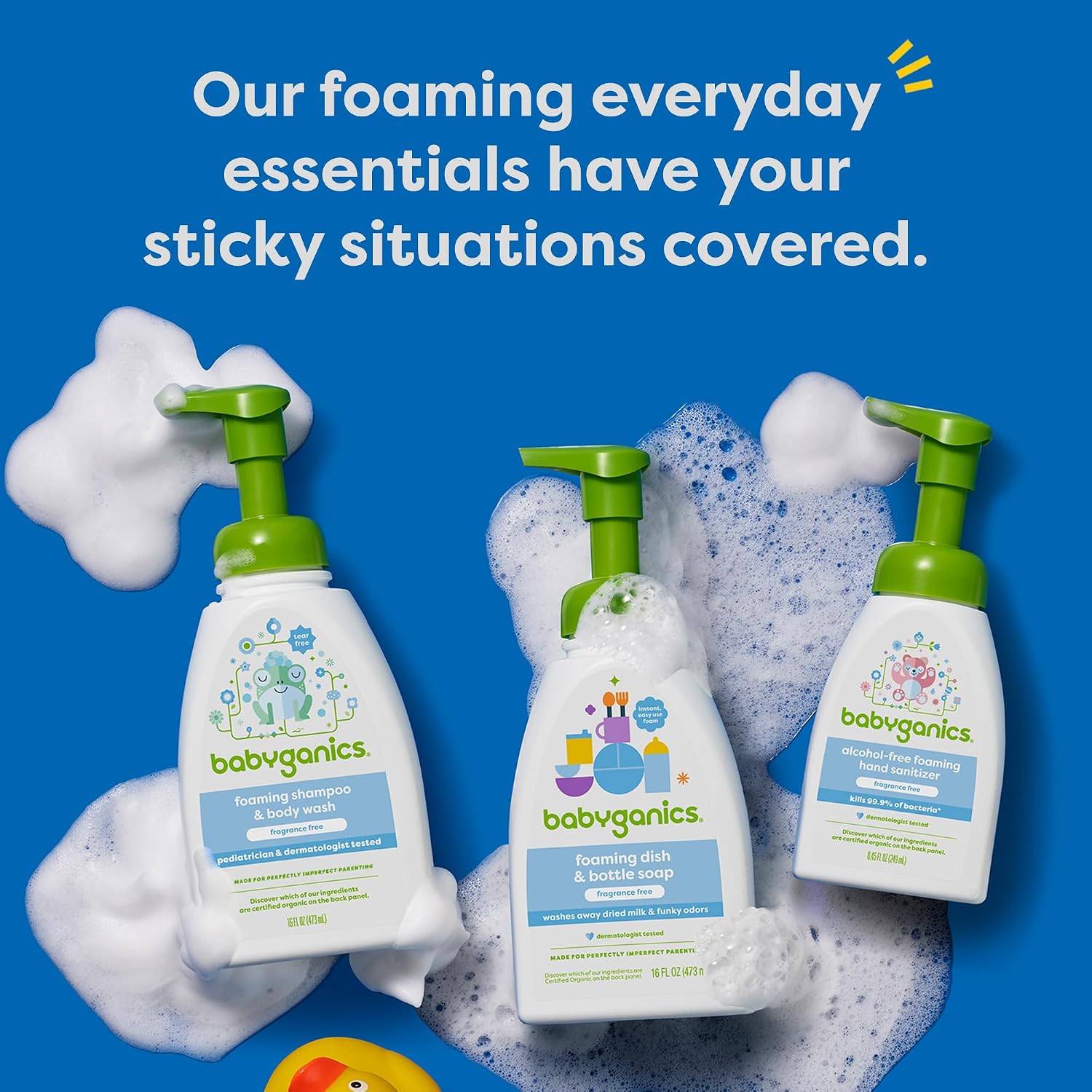 Babyganics Alcohol-Free Foaming Hand Sanitizer, 249ml (Exp 12/27)