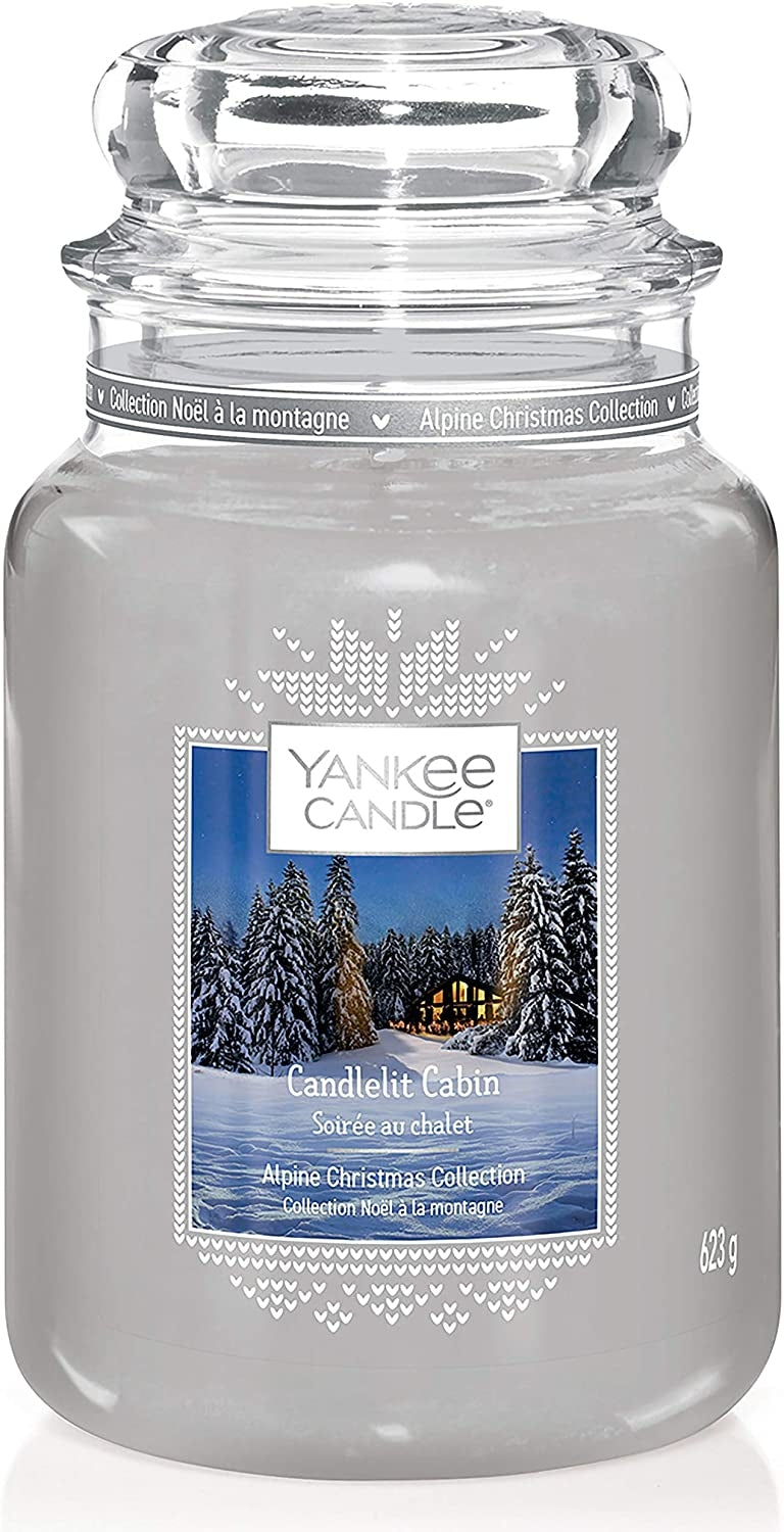 Yankee Candle Large Jar Candle (22oz) - Candlelit Cabin
