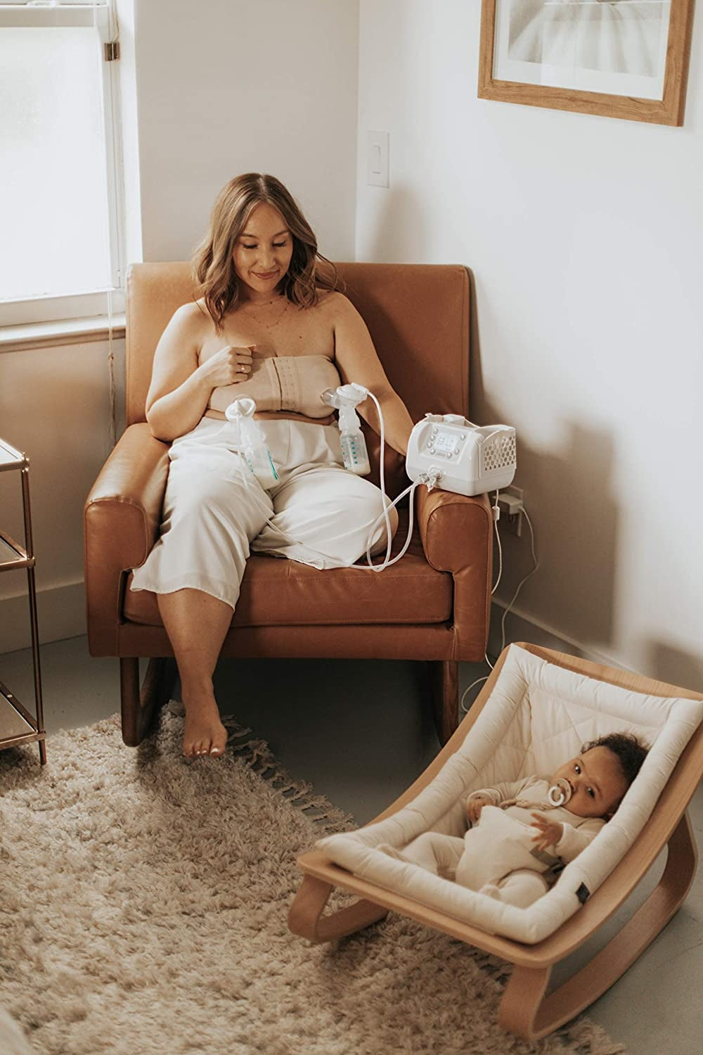 Dr. Brown’s Hands Free Pumping Bra - Beige