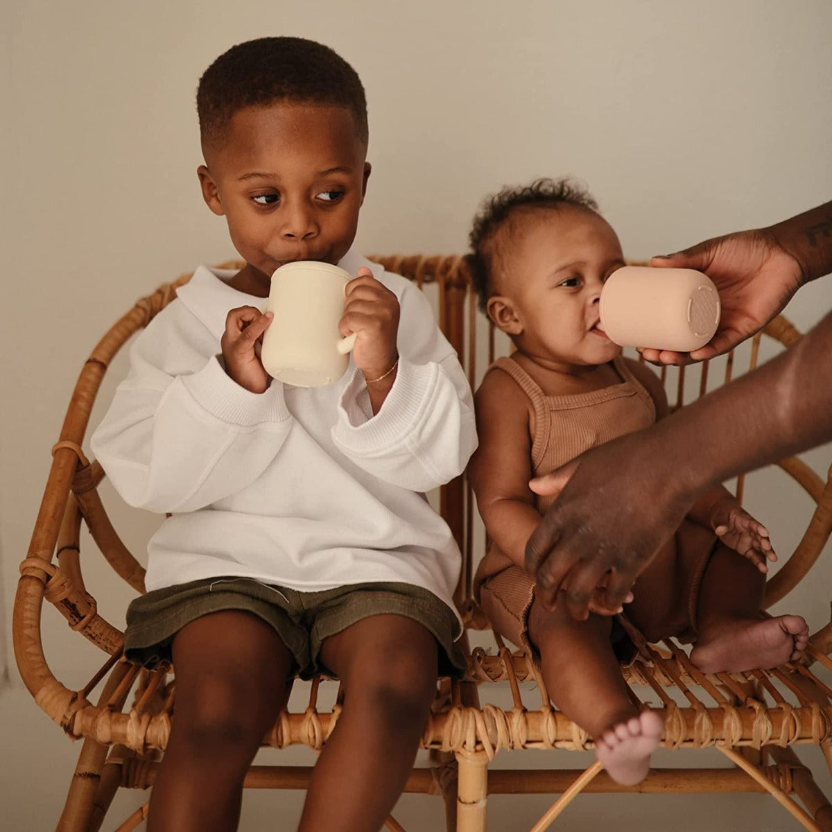 Mushie Baby Silicone Sippy Cup, 175ml (8 Colors) - Pupsik Singapore
