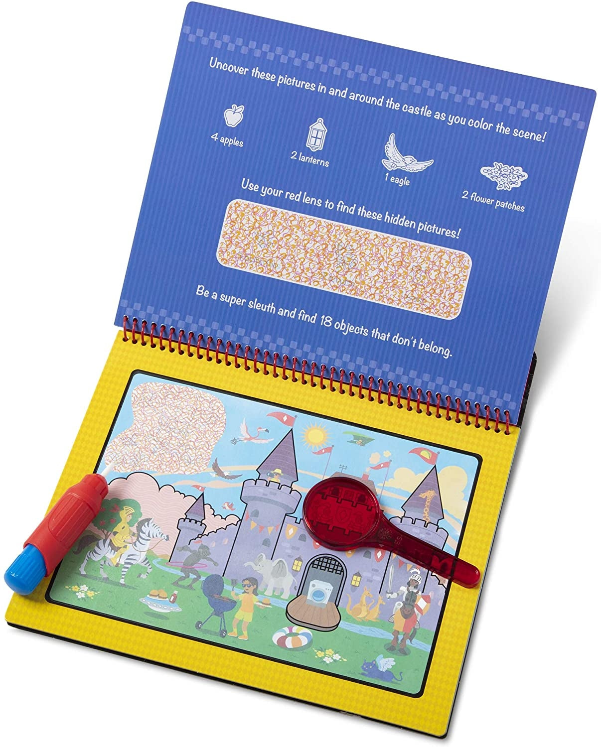 Melissa & Doug Water Wow! Reusable Water-Reveal Deluxe Activity Pad – Adventure