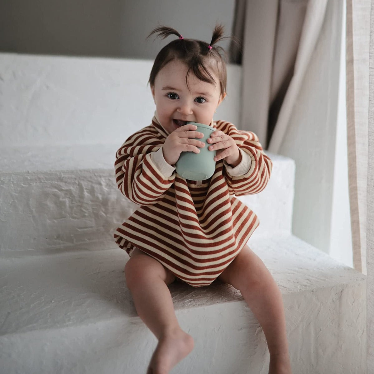 Mushie Baby Silicone Sippy Cup, 175ml (8 Colors) - Pupsik Singapore