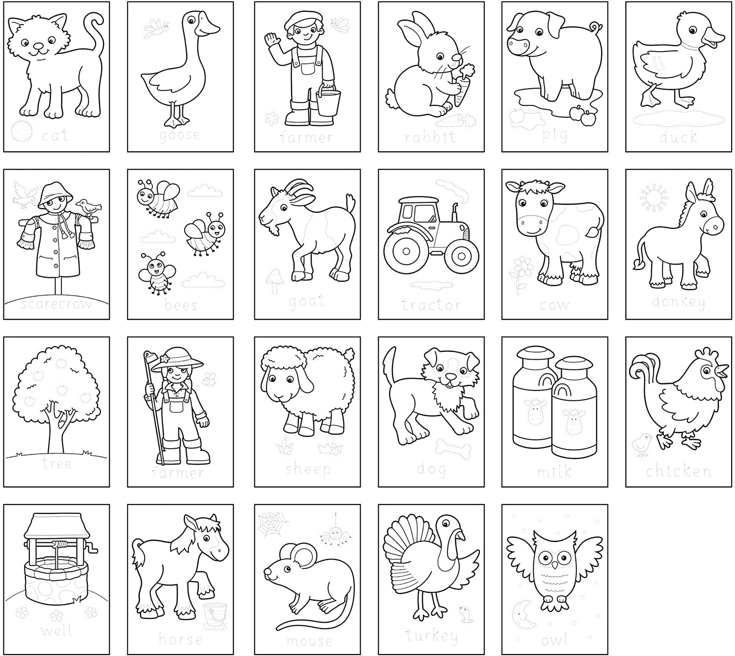 Orchard Toys Sticker Colouring Book Series (4 Titles) - Pupsik Singapore