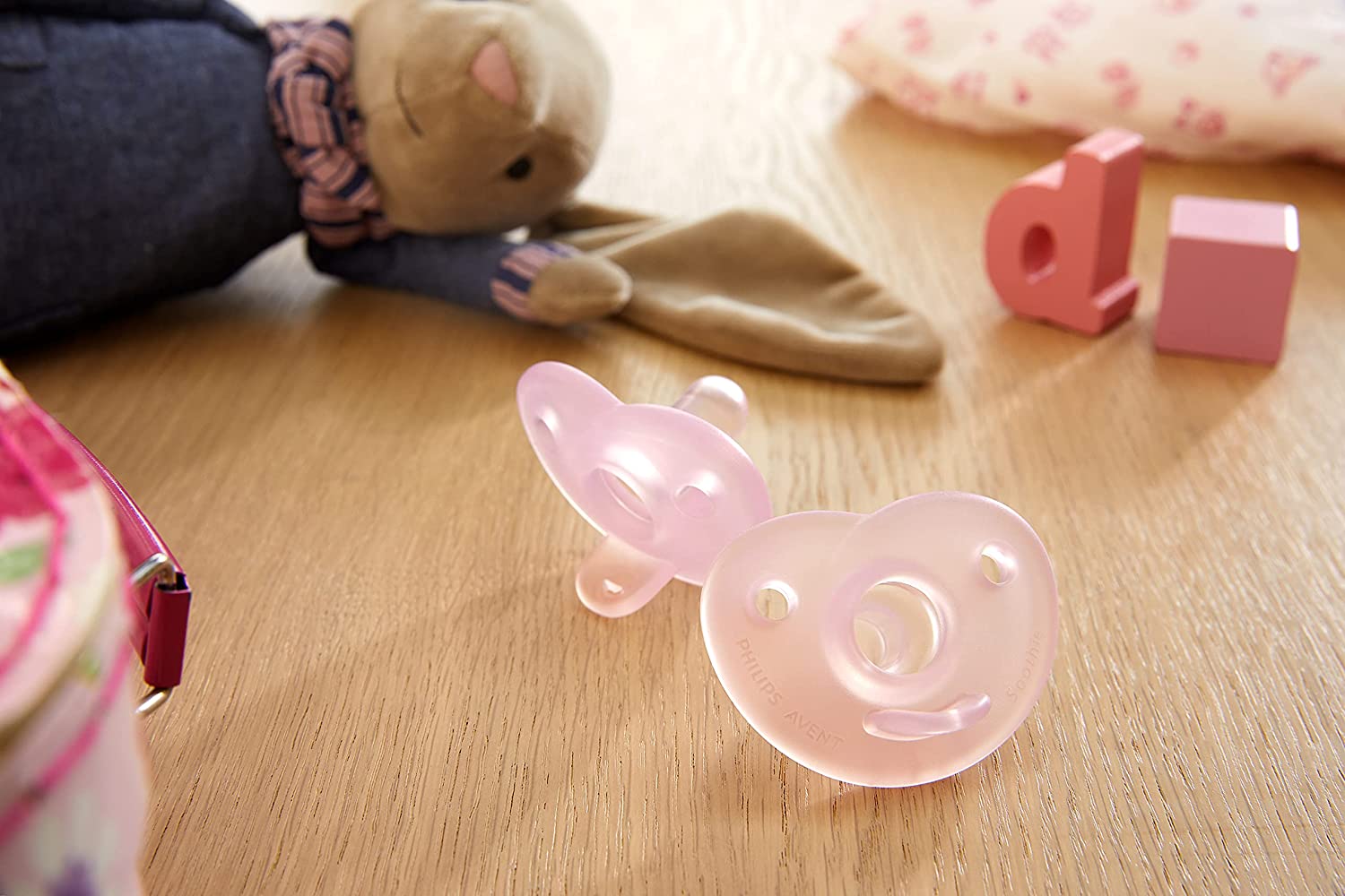 Philips Avent Soothie Heart Pacifier, 2pk - Pink (2 Sizes)
