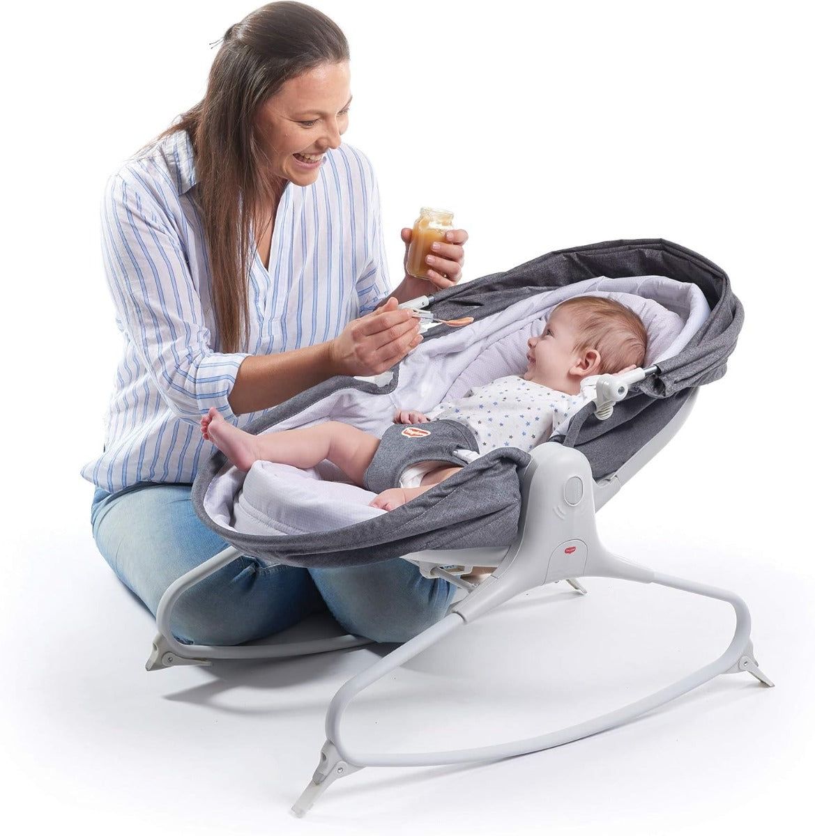 Tiny Love 3-in-1 Cozy Tiny Rocker - Heather Grey