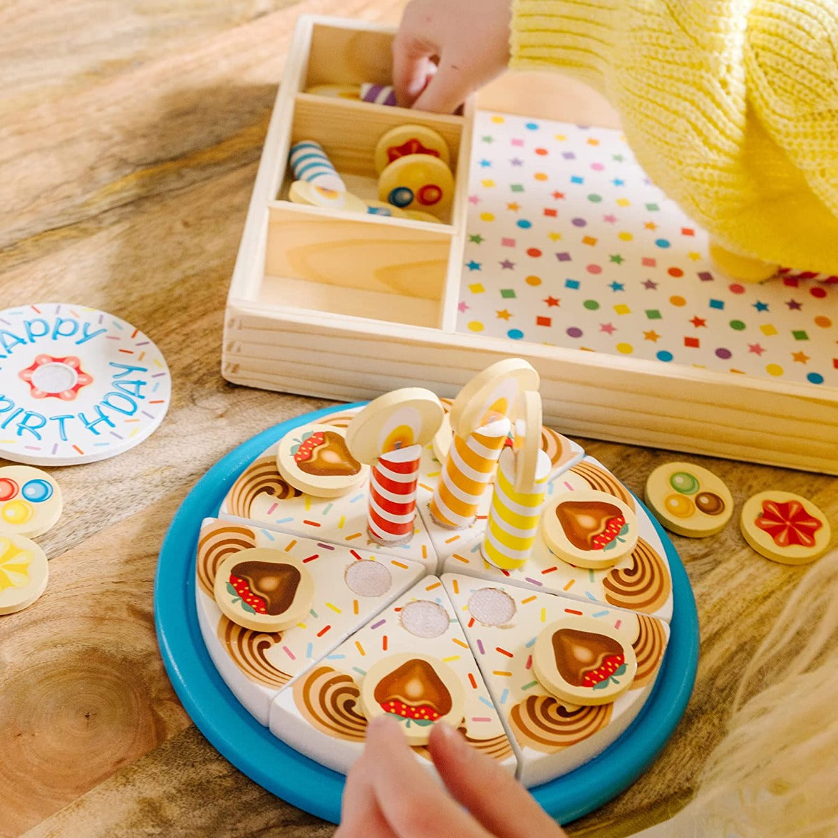 Melissa & Doug Birthday Party Wooden Play Cake