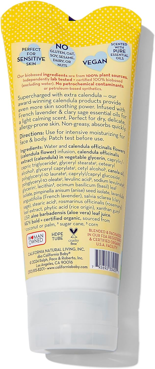 California Baby Calendula Cream, 2.9oz (Exp 12/27)
