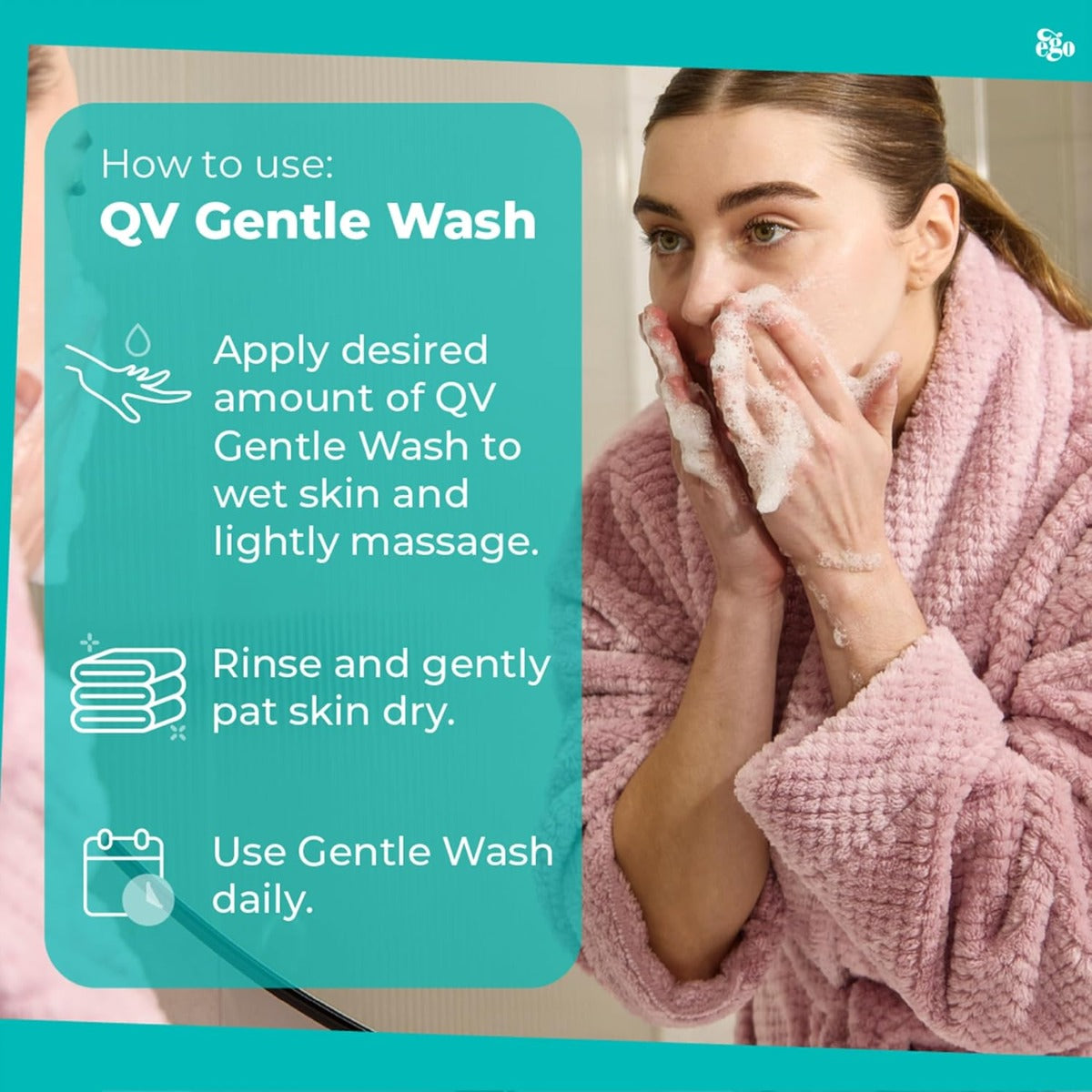 QV Gentle Wash, 250g (Exp 03/28)