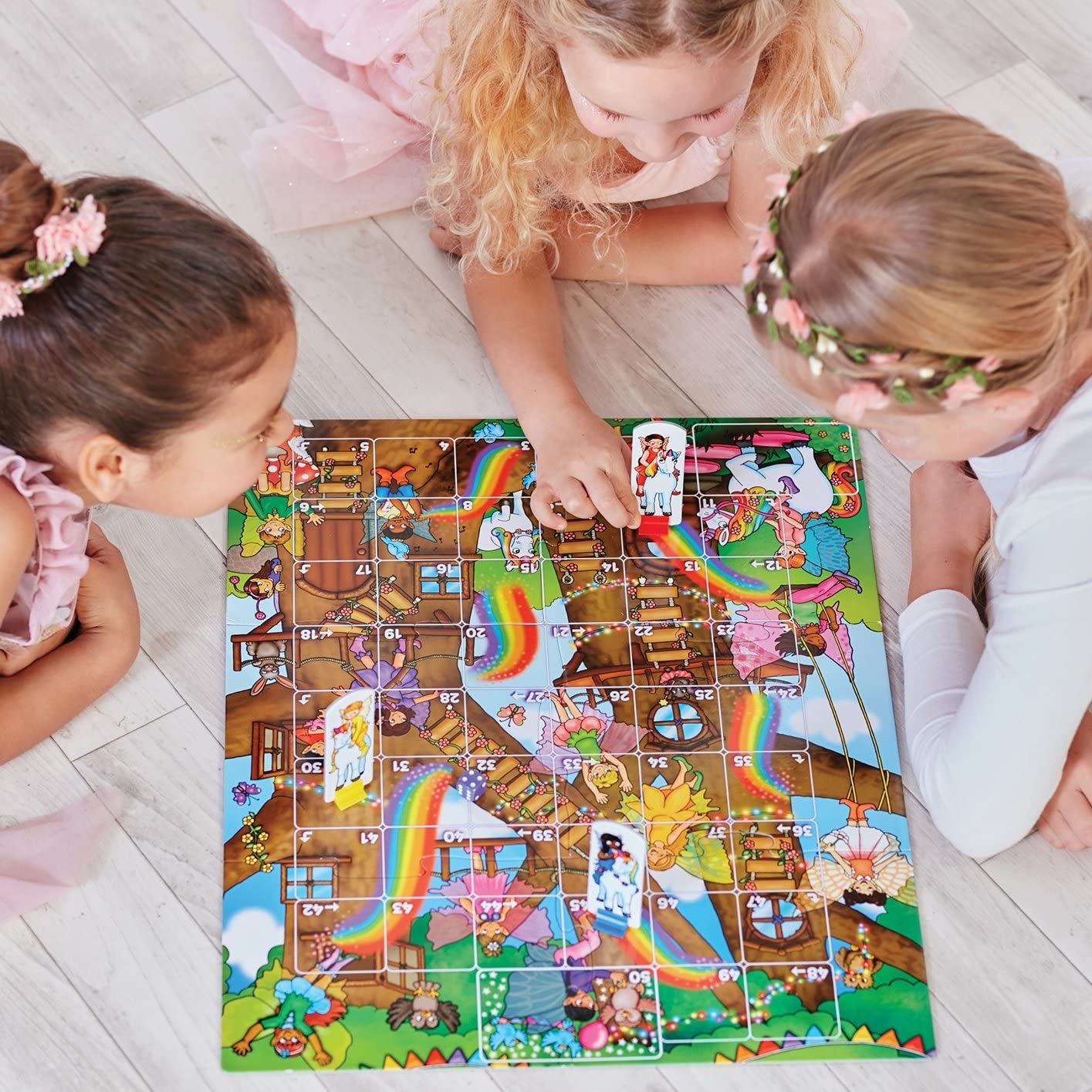 Orchard Toys Fairy Snakes & Ladders and Ludo Game