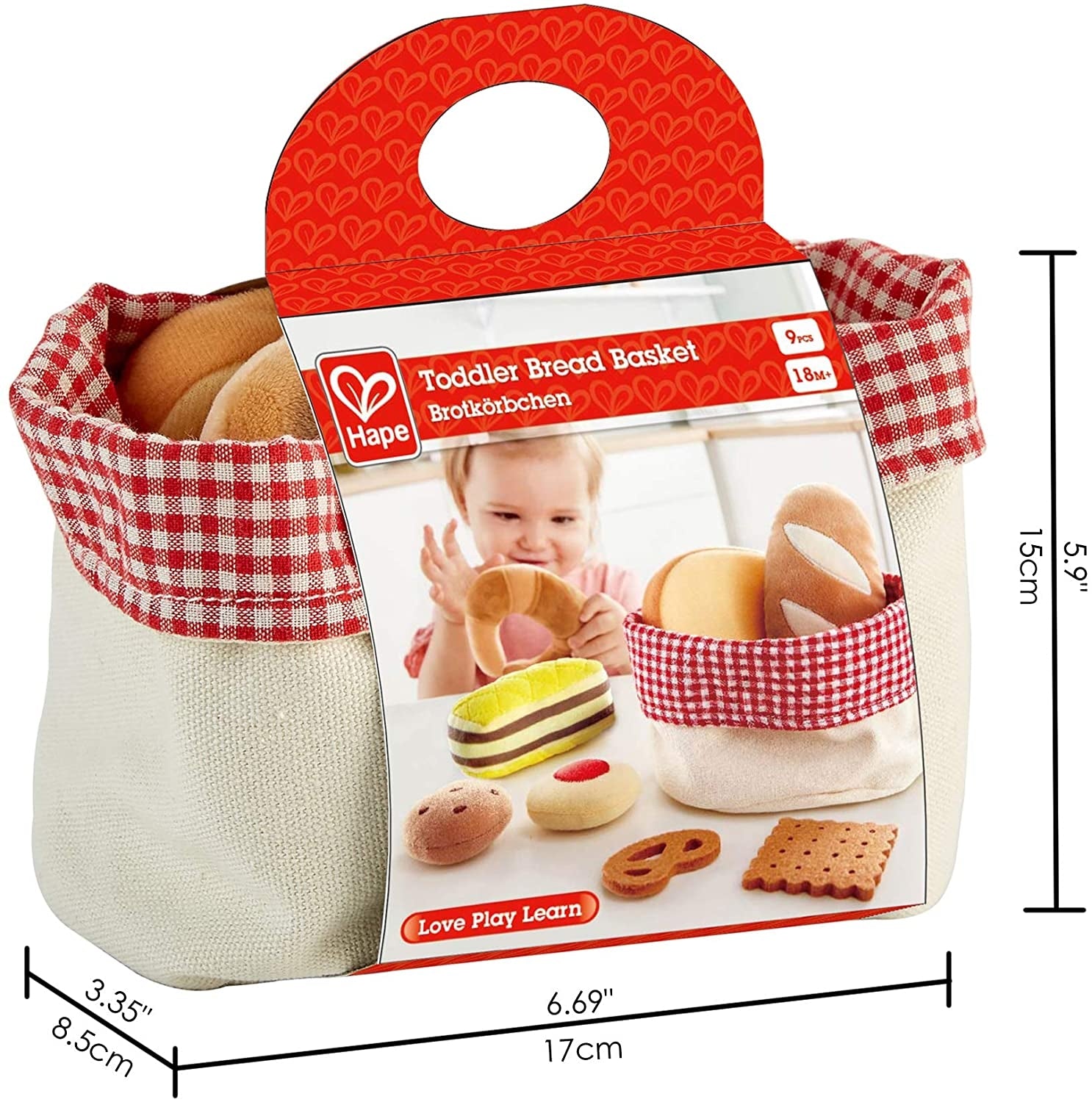 Hape Toddler Bread Basket Soft Toys