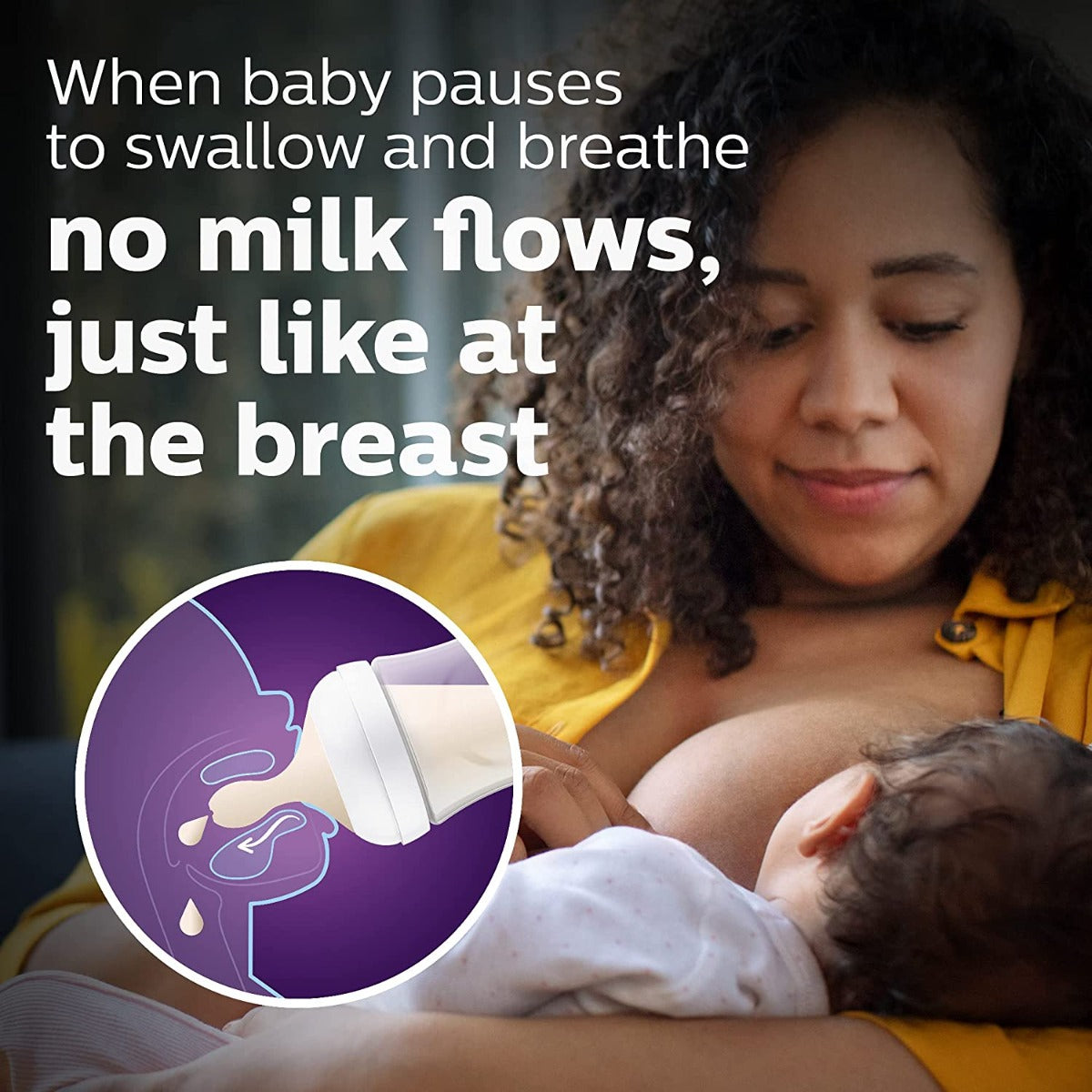Philips Avent Natural Response 260ml Milk Baby Bottles (3-pack)