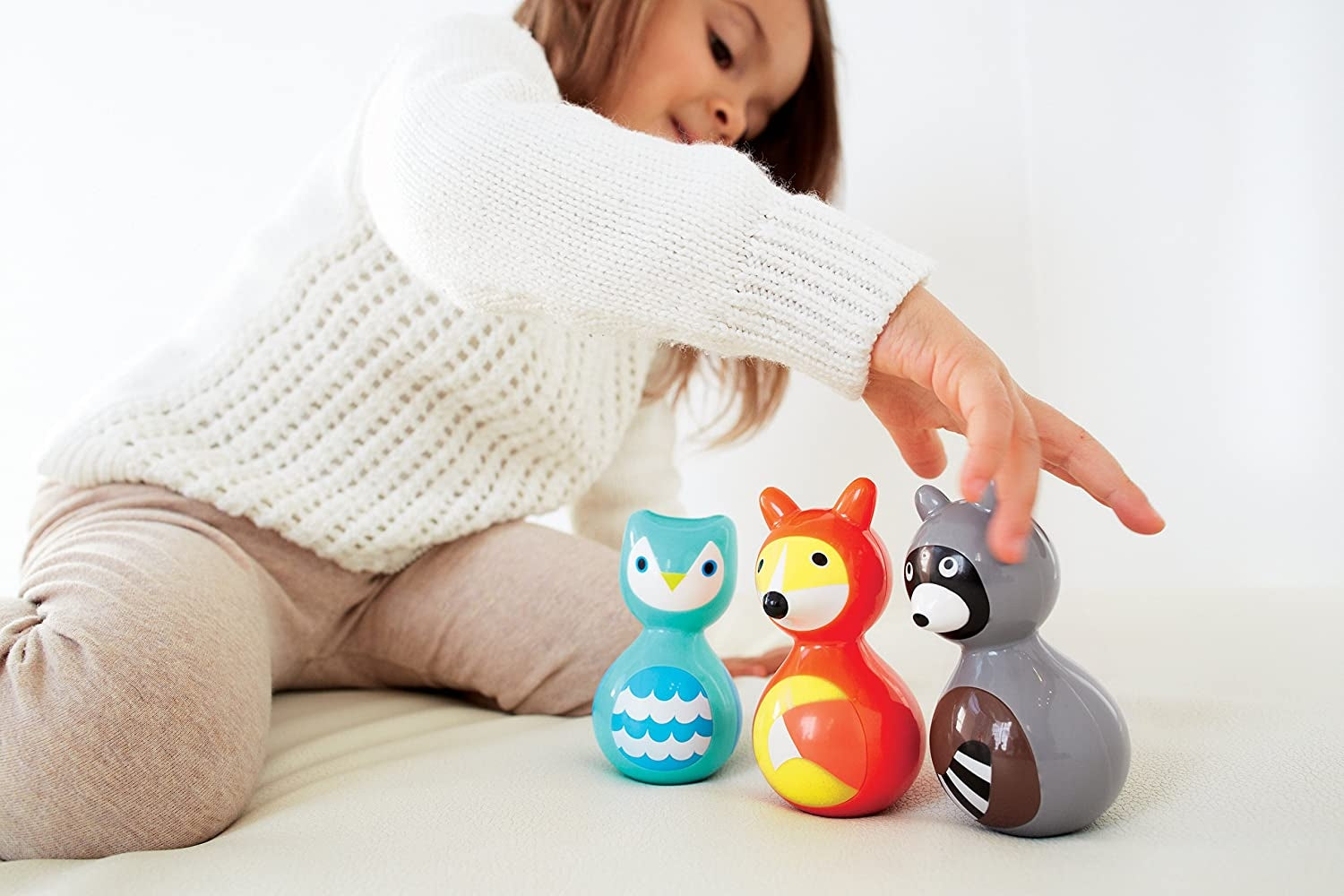 PlayMonster Wobble Toy - Racoon