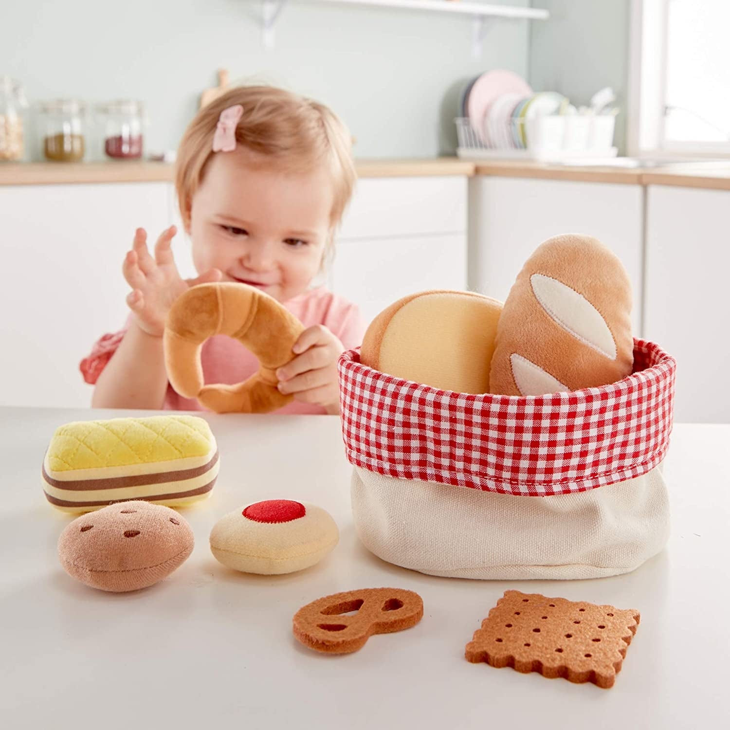 Hape Toddler Bread Basket Soft Toys