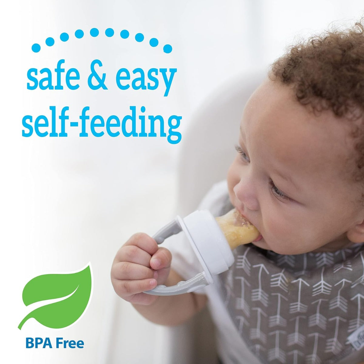 Dr. Brown’s Fresh Firsts Silicone Feeder - Grey