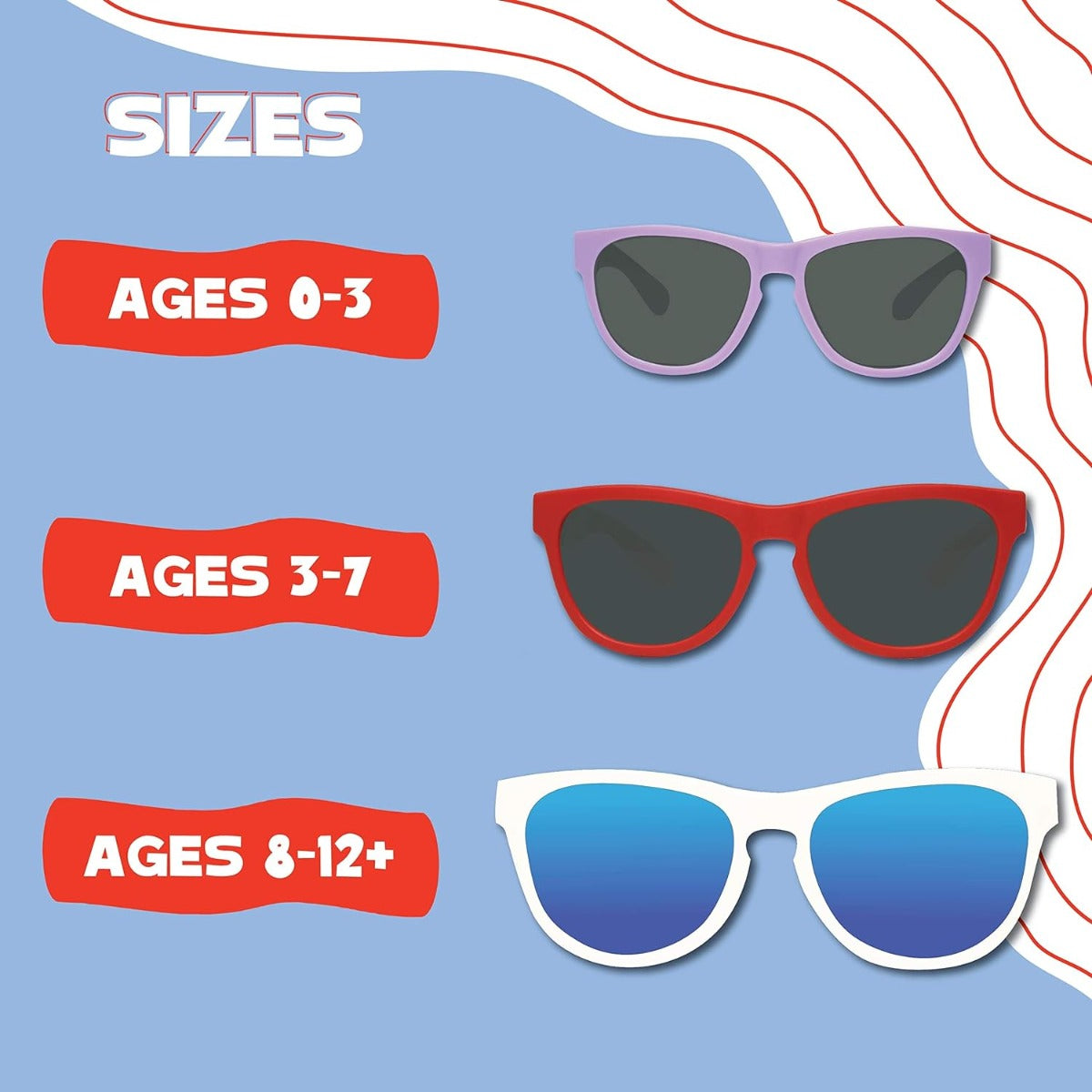 Minishades Polarized Classic Sunglasses, 3-7Y (7 Colors)