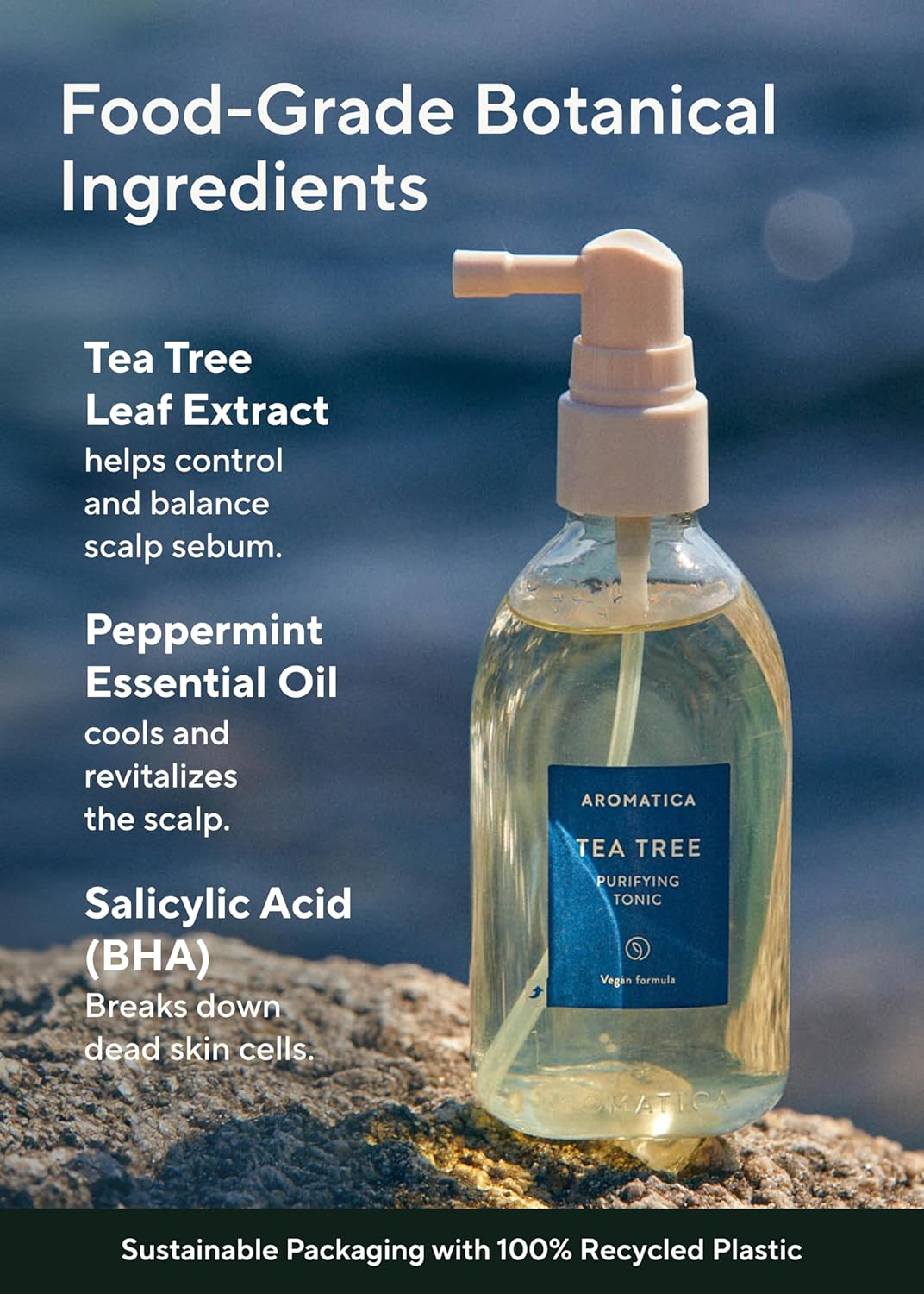 Aromatica Tea Tree Purifying Hair Tonic, 100ml (Exp 08/27)