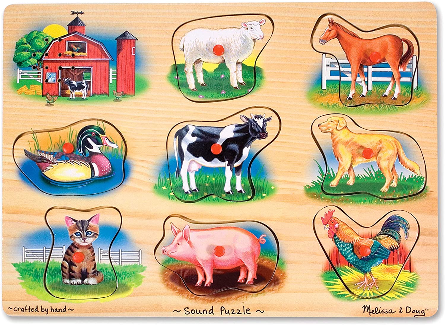 Melissa & Doug Old MacDonald's Farm Song Puzzle