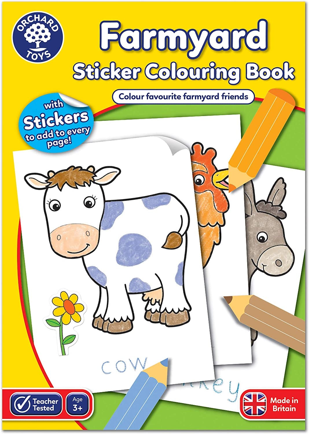Orchard Toys Sticker Colouring Book Series (4 Titles) - Pupsik Singapore