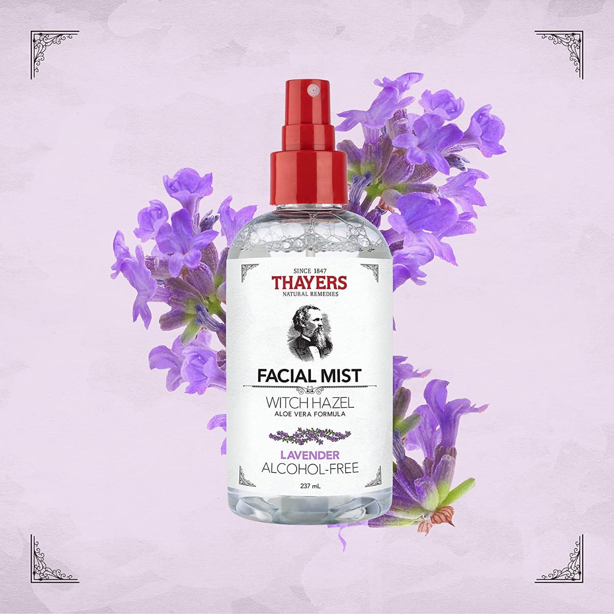 Thayers Witch Hazel Facial Mist w/ Aloe Vera, 237ml – Lavender