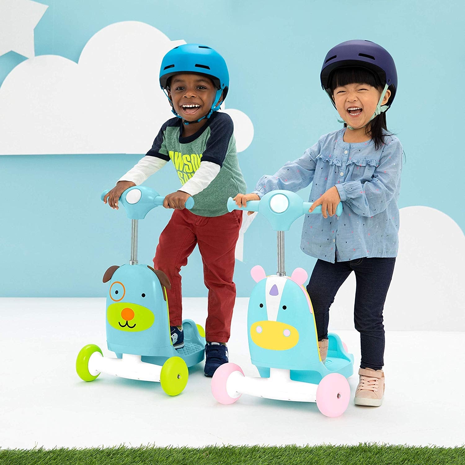 Skip Hop Zoo 3-In-1 Ride On Toy (2 Designs) - Pupsik Singapore