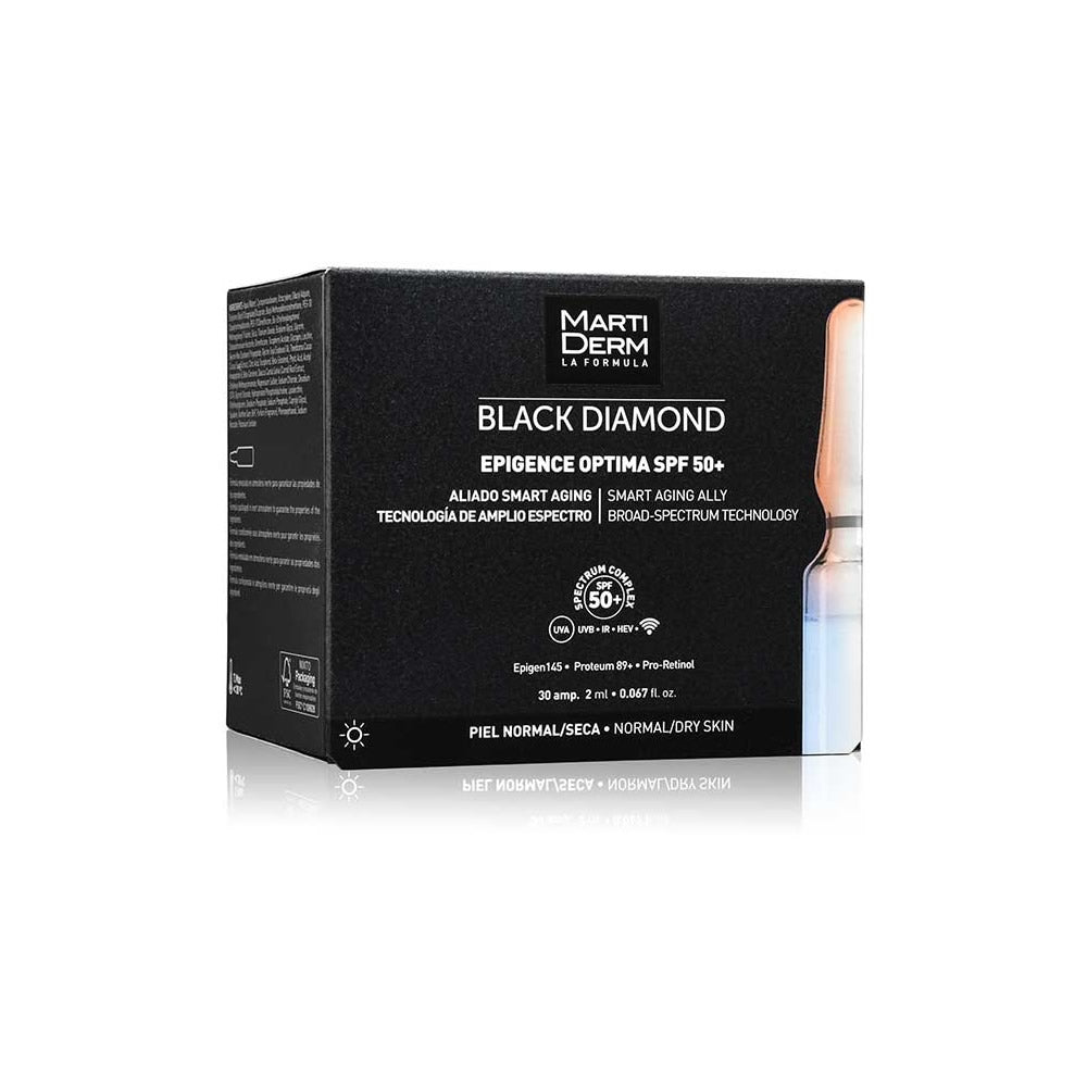MartiDerm Black Diamond Epigence Optima SPF50+ Ampoules, 30 amp - 09/25