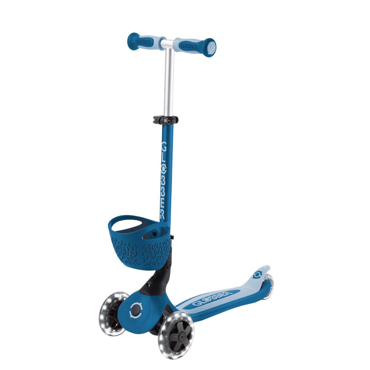 Globber GO•UP Baby Lights 360° Foldable Convertible Scooter (5 Colors) - Pupsik Singapore