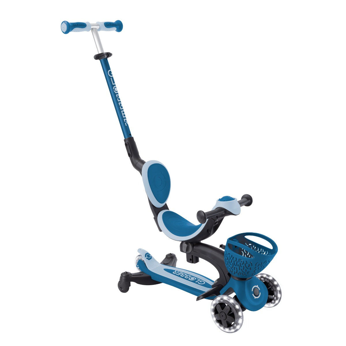 Globber GO•UP Baby Lights 360° Foldable Convertible Scooter (5 Colors) - Pupsik Singapore