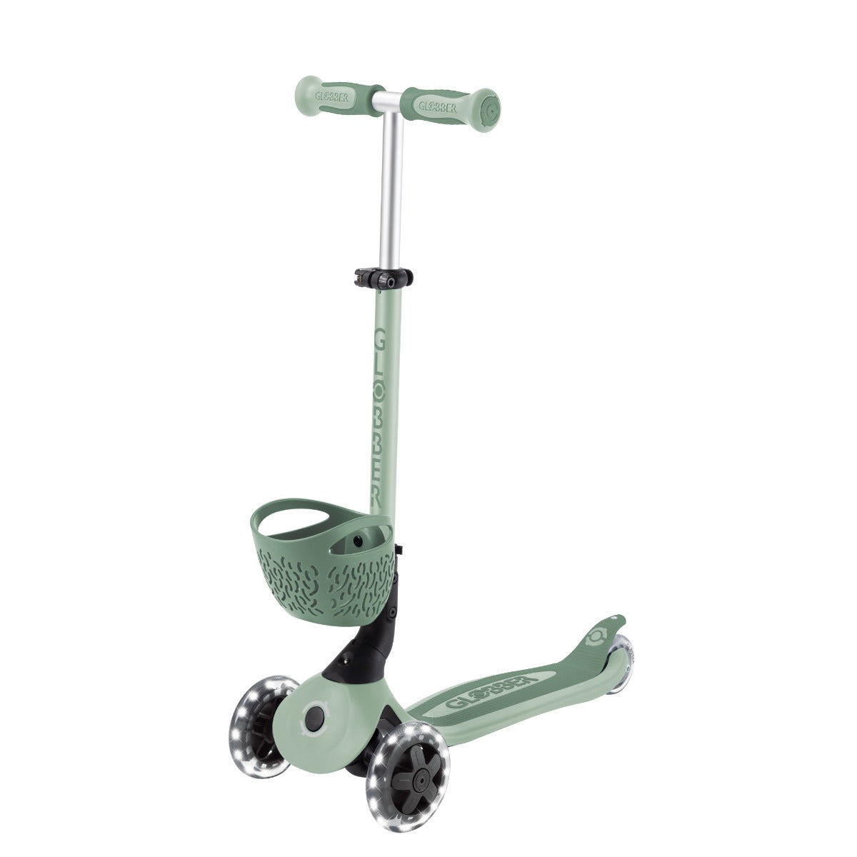 Globber GO•UP Baby Lights 360° Foldable Convertible Scooter (5 Colors) - Pupsik Singapore