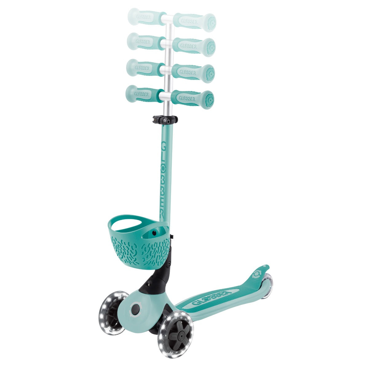 Globber GO•UP Baby Lights 360° Foldable Convertible Scooter (5 Colors) - Pupsik Singapore