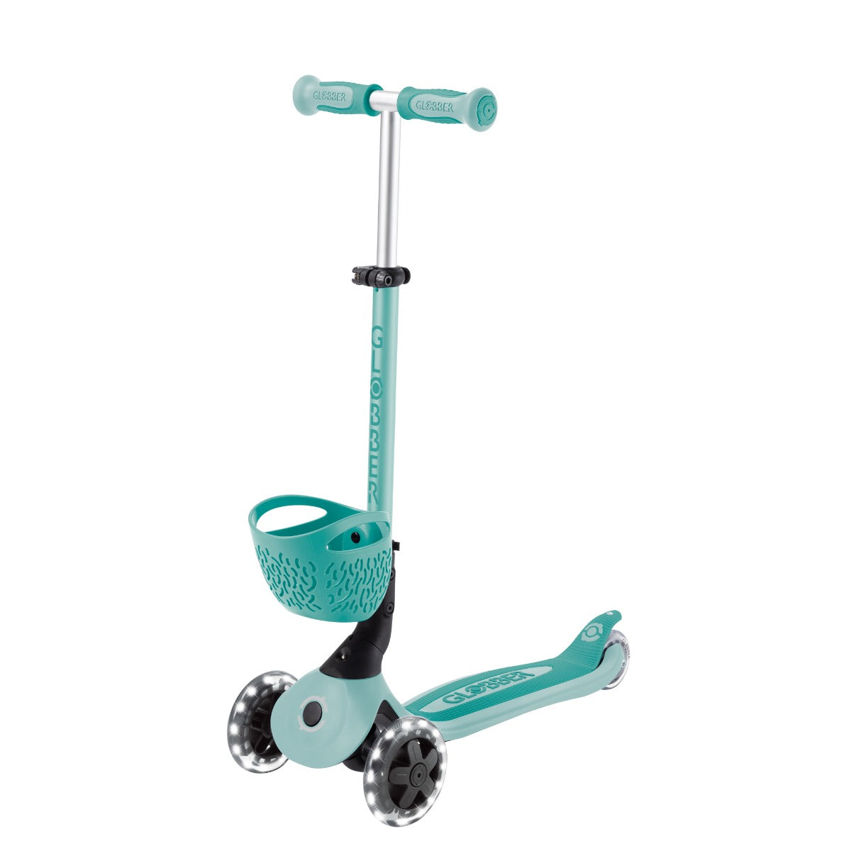 Globber GO•UP Baby Lights 360° Foldable Convertible Scooter (5 Colors) - Pupsik Singapore