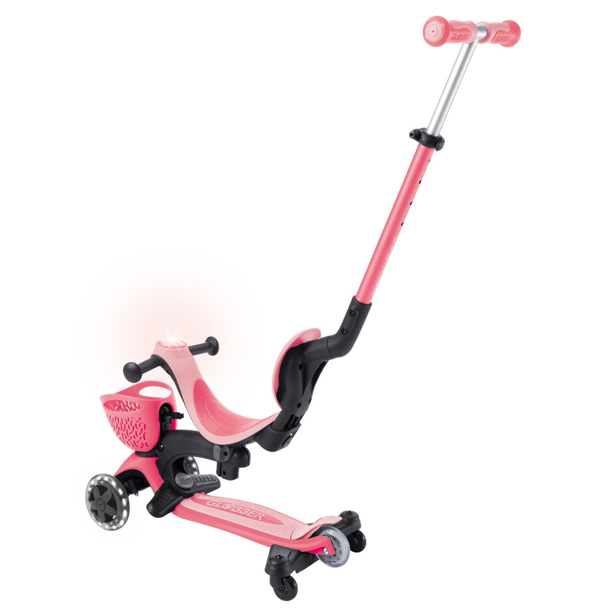 Globber GO•UP Baby Lights 360° Foldable Convertible Scooter (5 Colors) - Pupsik Singapore
