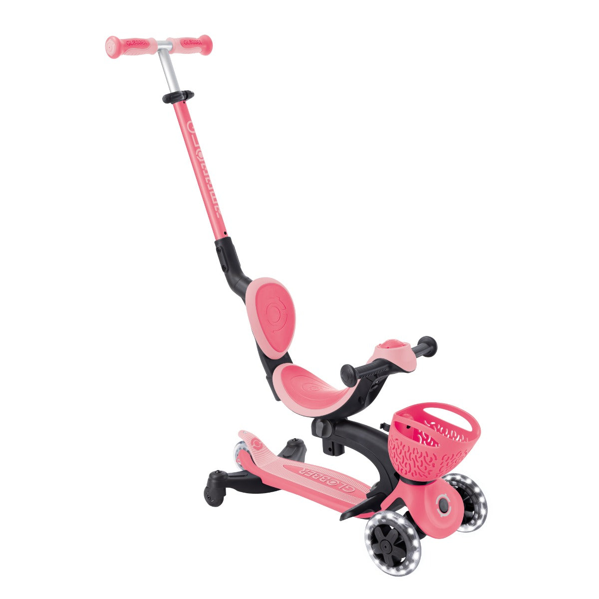 Globber GO•UP Baby Lights 360° Foldable Convertible Scooter (5 Colors) - Pupsik Singapore