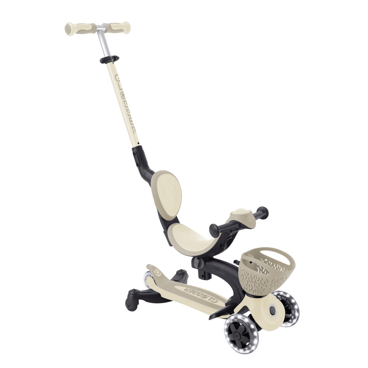 Globber GO•UP Baby Lights 360° Foldable Convertible Scooter (5 Colors) - Pupsik Singapore