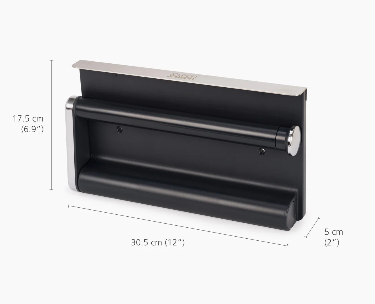 Joseph Joseph RollGrip™ Under-Shelf Stainless-Steel Paper Towel Holder