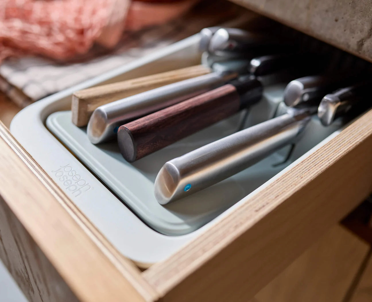 Joseph Joseph DrawerStore Compact Knife Organiser (3 Colors)