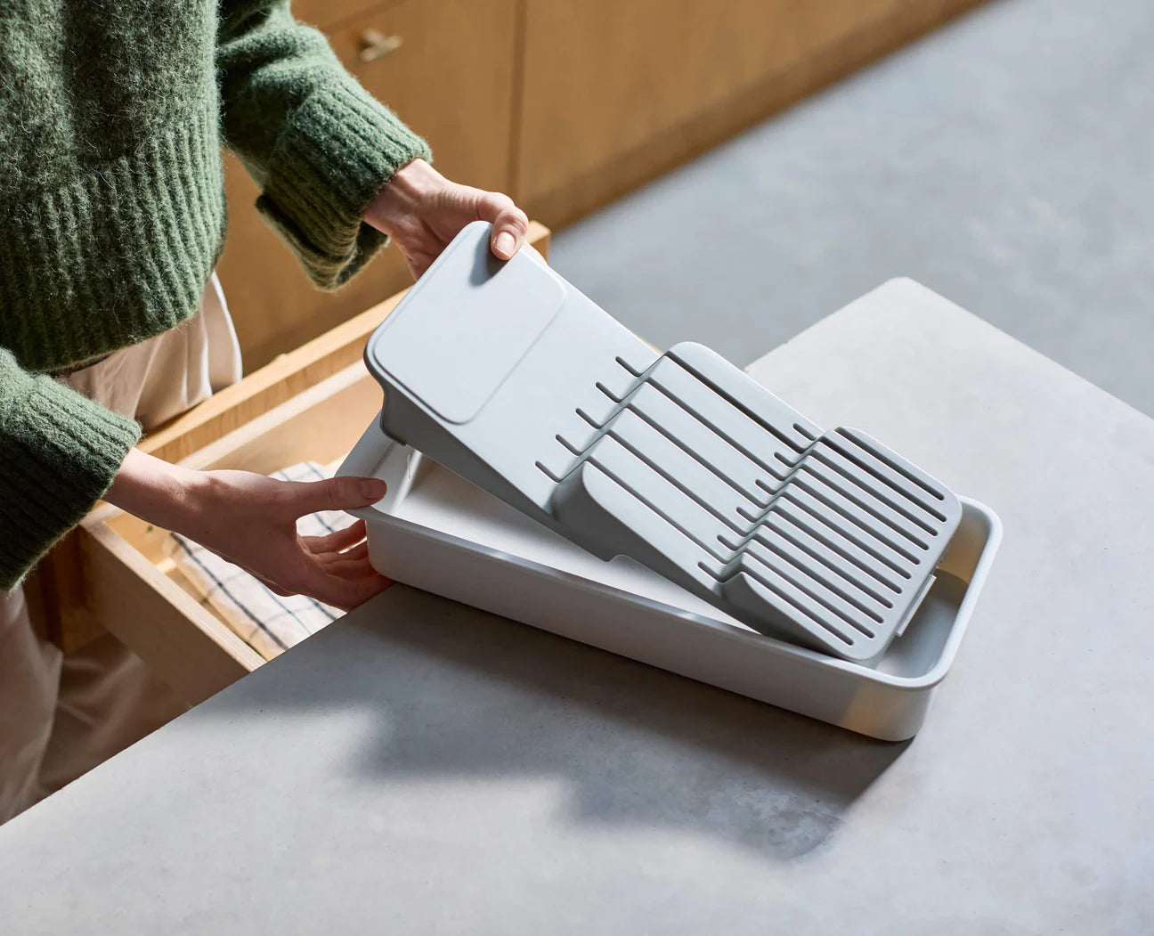 Joseph Joseph DrawerStore Compact Knife Organiser (3 Colors)