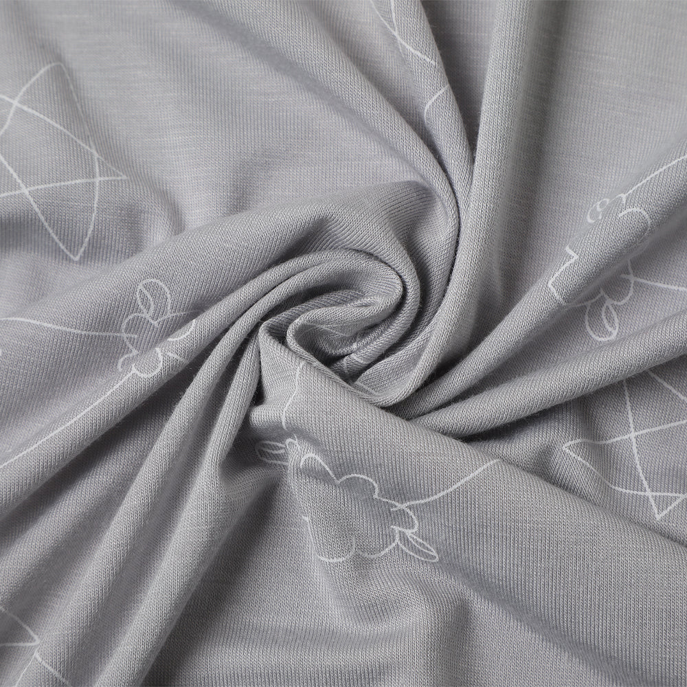 Baa Baa Sheepz Convertible Gown & Romper - Cute Big Star & Head Grey (4 Sizes)