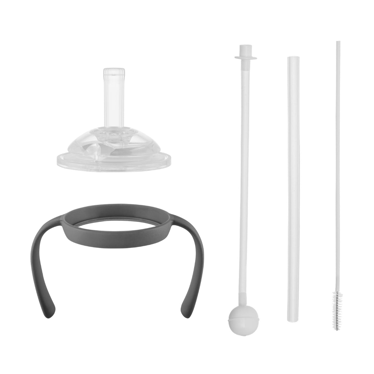 Moyuum 360-degree All-In-One Bottle Straw Set, 5pk (6 Colors)