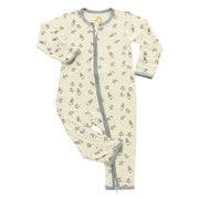 Baa Baa Sheepz Baby Zip Romper - Small Sheep & Star Yellow (4 Sizes)