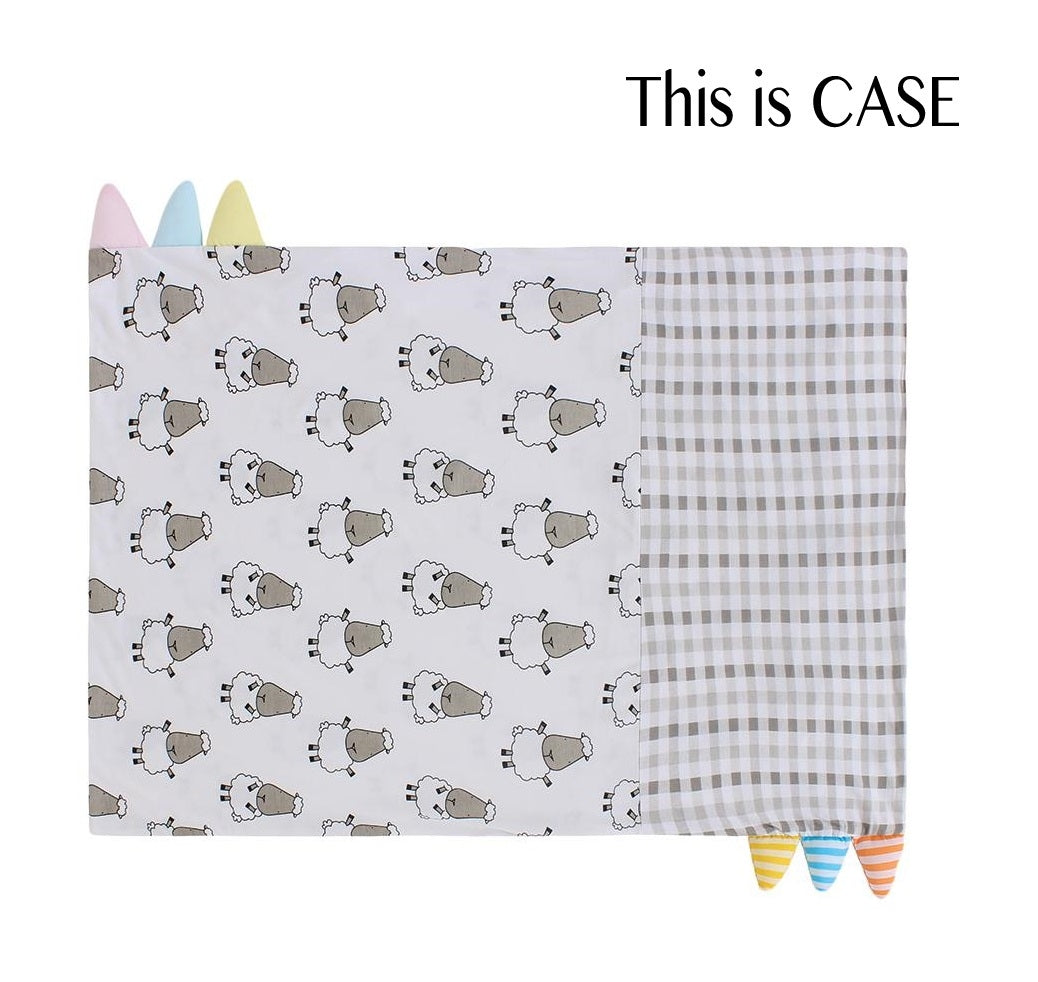 Baa Baa Sheepz Bed-Time Buddy Adult Pillow Cover (4 Designs) - Pupsik Singapore