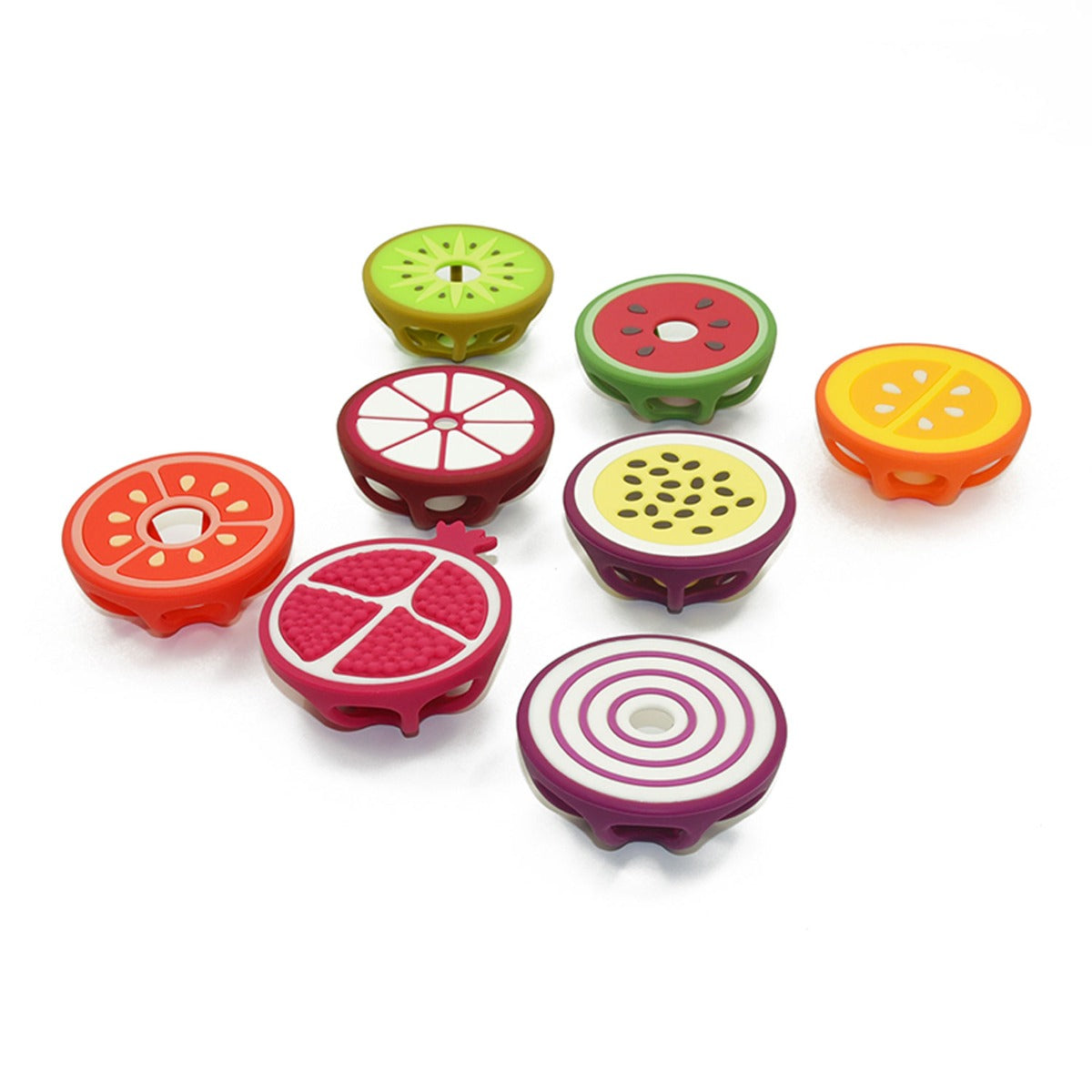 Biomom Silicone Fruit and Vegetable Teether (8 Colours)