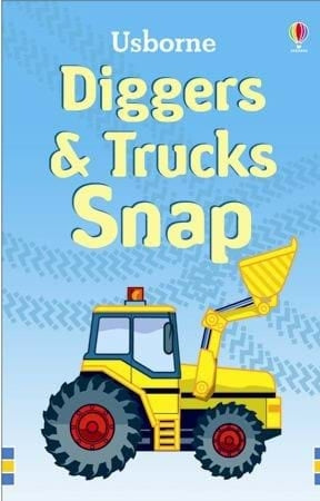 Usborne Diggers and Trucks Snap Card Game