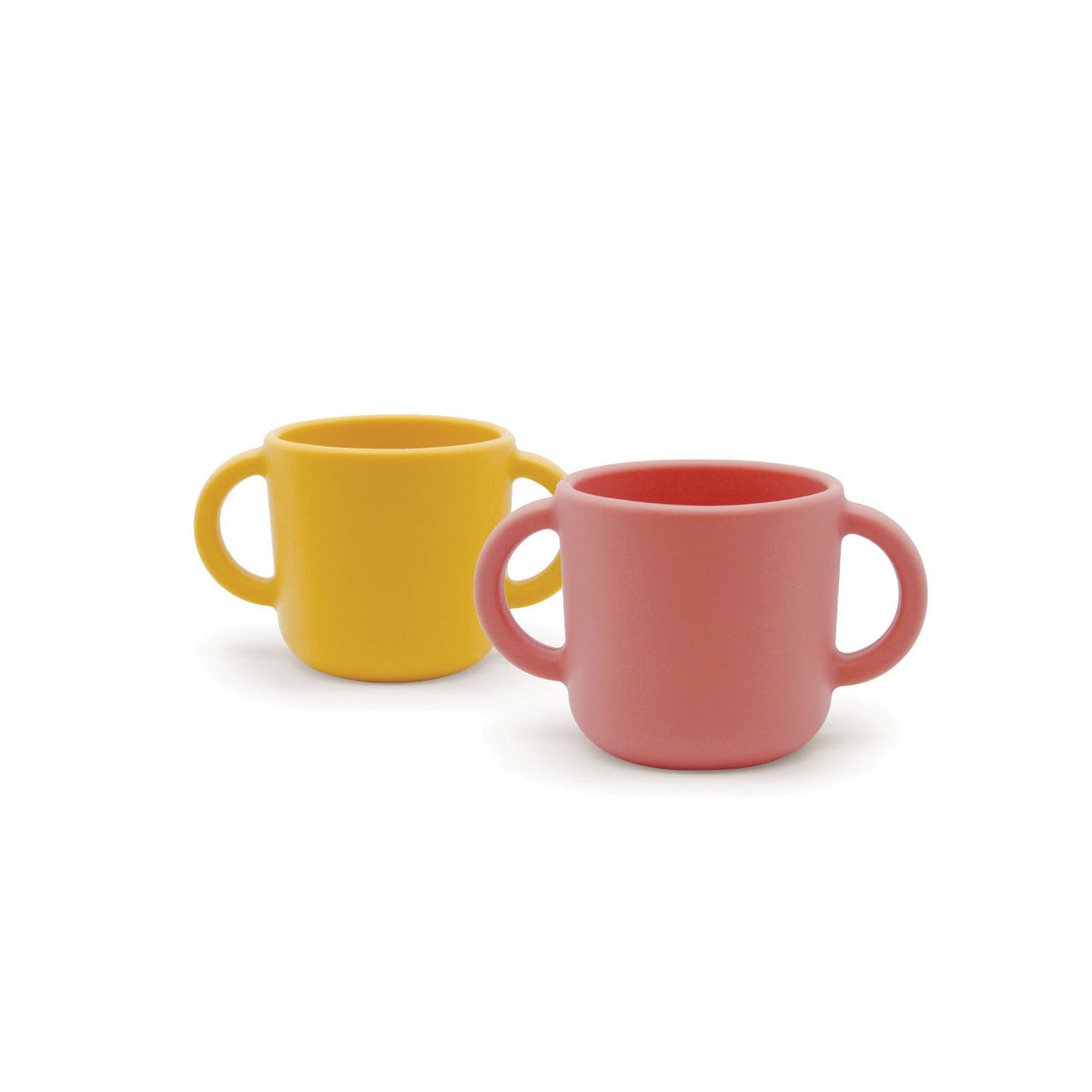 EKOBO Silicone Cup With Handles Set, 5oz (2 pk) (2 Colours) - Pupsik Singapore