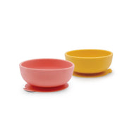 EKOBO Silicone Suction Bowl Set, 10oz (2 Pk) (2 Colours) - Pupsik Singapore