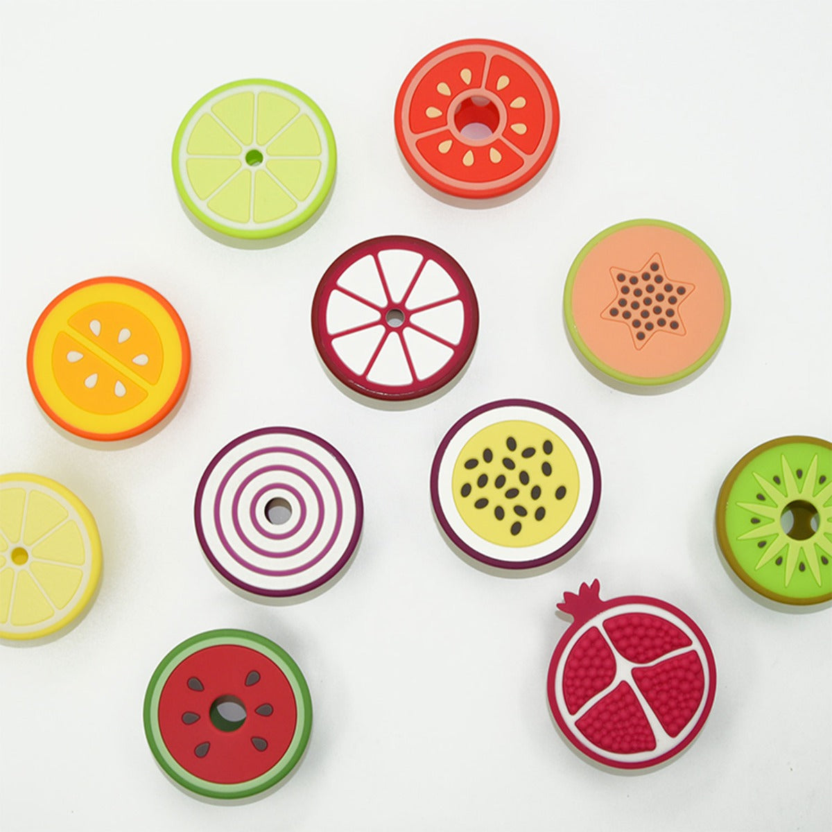 Biomom Silicone Fruit and Vegetable Teether (8 Colours)