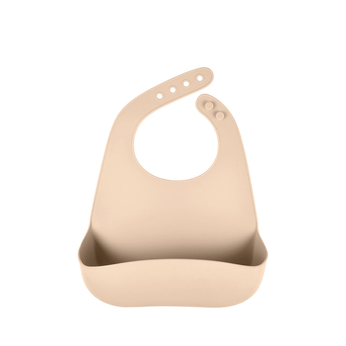 Biomom Silicone Peach-Shaped Baby Bib (5 Colors) - Pupsik Singapore