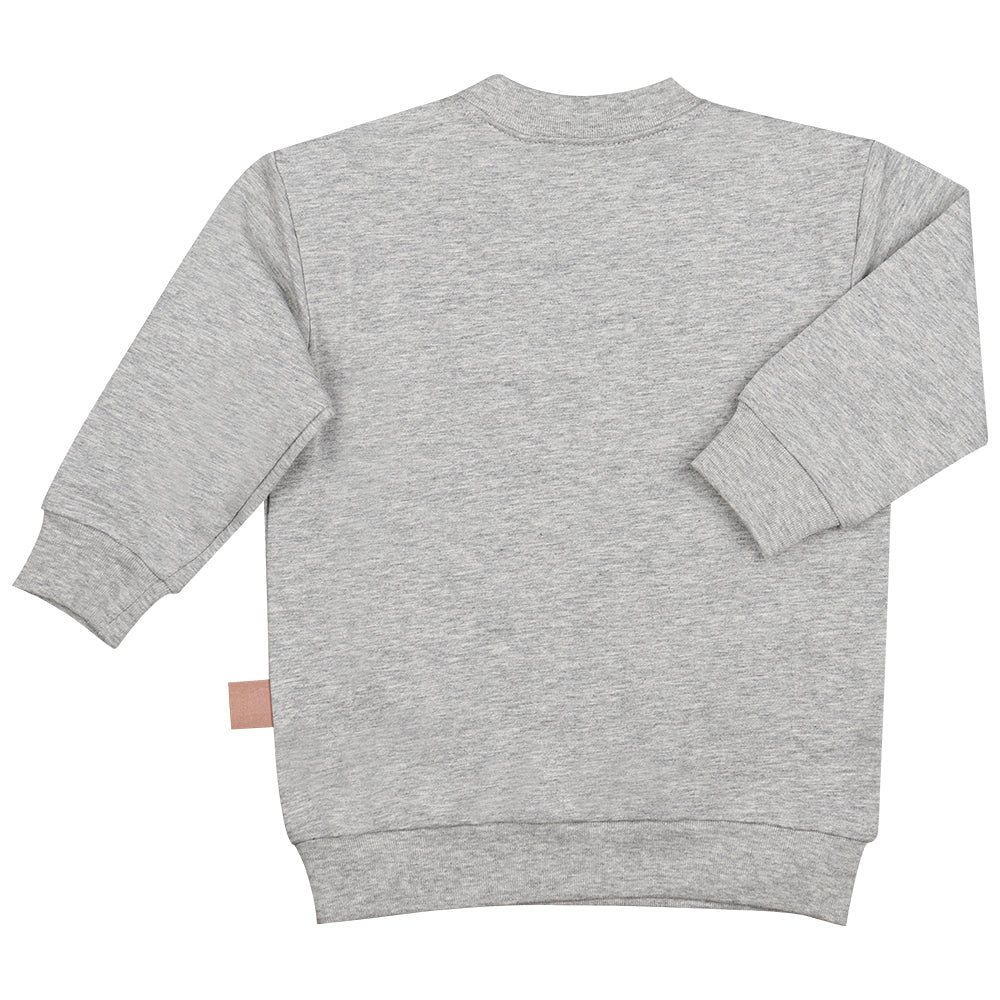 Baa Baa Sheepz Unisex Long Sleeve Sweatshirt - Happy Sleep Grey (6 Sizes)