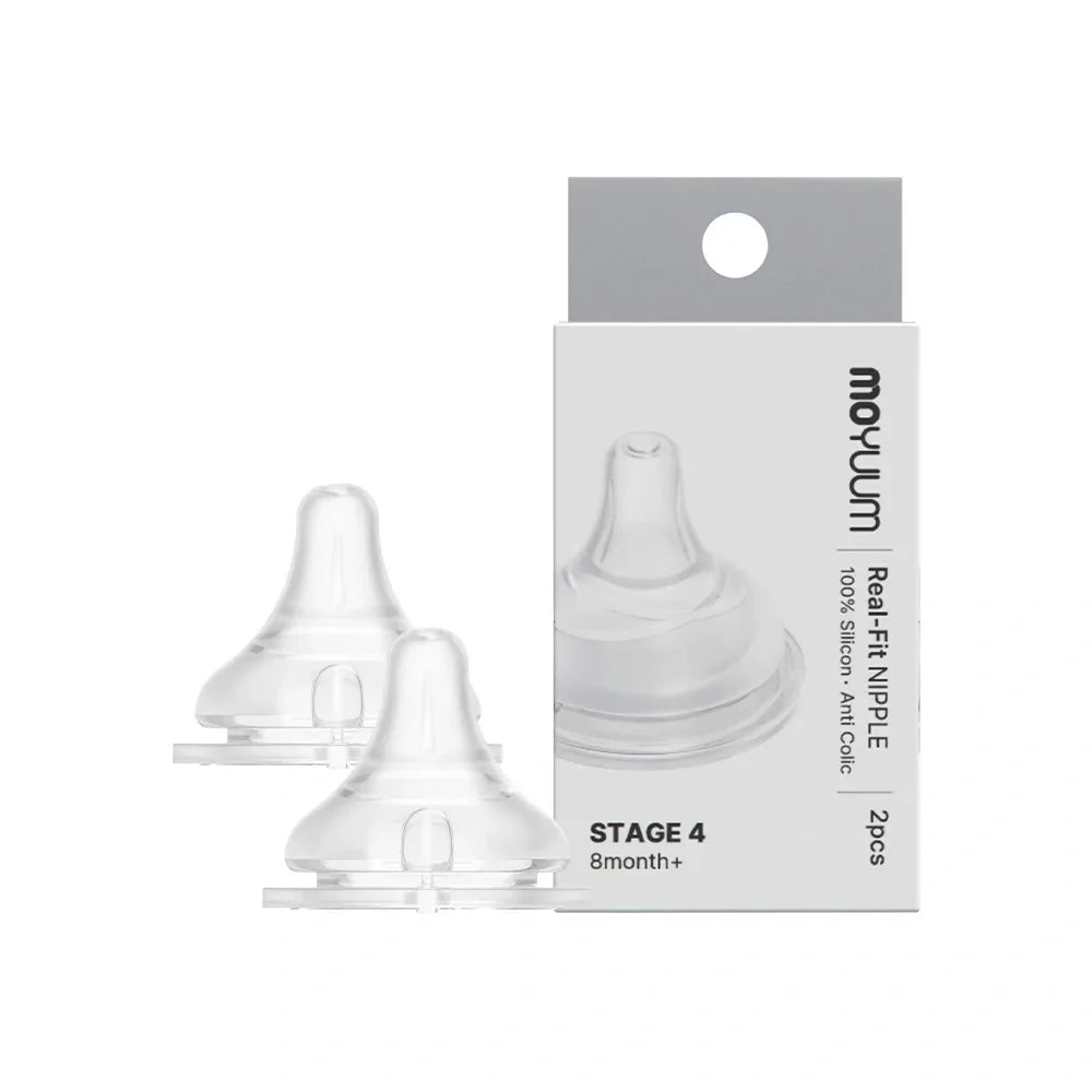 Moyuum Real Fit Nipples, 2pk (5 Sizes) | Gen 2 & 3 - Pupsik Singapore