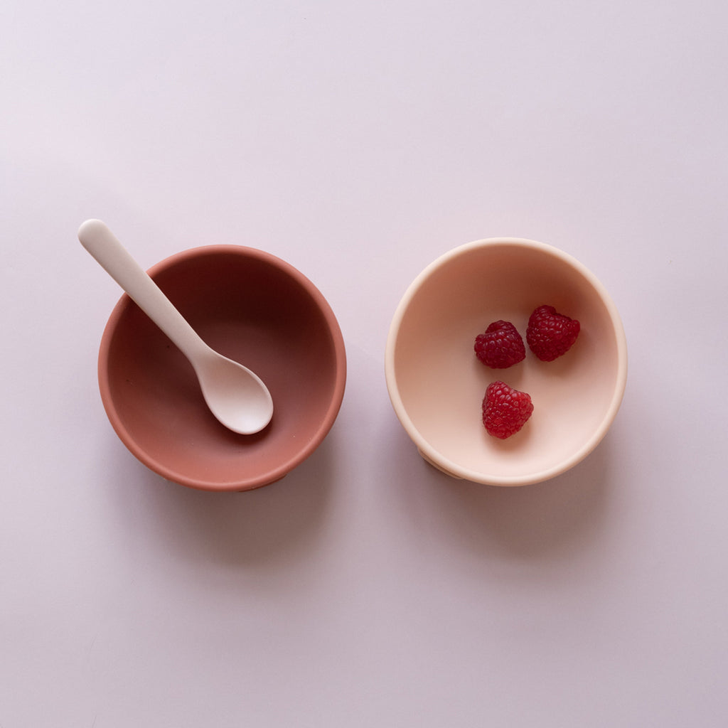EKOBO Bambino Silicone Spoons, 2pk (3 Colours) - Pupsik Singapore